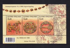 Suomi - Postimerkki/blokki 1999 - Kalevala VBL22  ** postituore (15.2.1999). LAPE 1461-1463. 3 x 3,00mk.