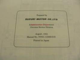 Suzuki GSX250 Supplementary Service Manual -huolto-ohjekirjan täydennysosa