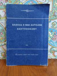 Barkas B 1000 Autojen Käyttöohjeet 1963