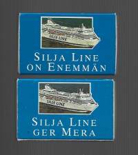 Silja Line  -  täysi mainostulitikkuaski tulitikkuaski, tulitikkurasia