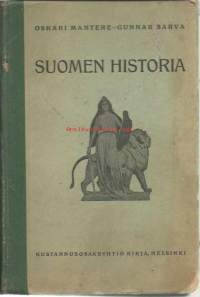 Kansakoulun Suomen historia / Oskari Mantere, Gunnar Sarva.