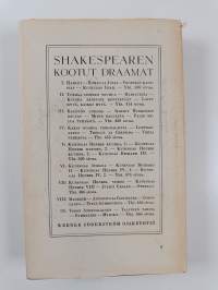 Kootut draamat 4 : Kaksi nuorta veronalaista ; Loppiaisaatto ; Troilus ja Cressida ; Verta verrasta