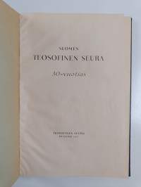 Suomen teosofinen seura 30-vuotias