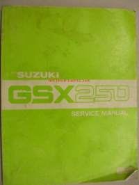 Suzuki GSX250 Service Manual -huolto-ohjekirja