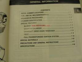 Suzuki GSX250 Service Manual -huolto-ohjekirja