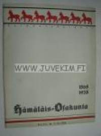 Ylioppilaslehti 1938 nr 9b Hämäläis-Osakunta 1868-1938 erikoisnumero