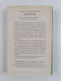Essays in translation from French