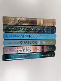 Nicholas Sparks -setti (6 kirjaa) : Viesti mereltä ; Tunteiden äänet ; Illat meren rannalla ; Hääjuhla ; Suojelusenkeli ; Usko rakkauteen