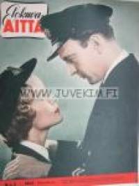 Elokuva-Aitta 1953 nr 8, kansikuva Donald Sinden ja Virginia McKenna,  Kyllikki Forsell, Ingmar Bergman: filmi on kappale itseäni ja elämääni