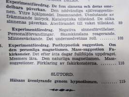 Hypnotiska krafter - Suggestiva makter - En lärobok för självstudium