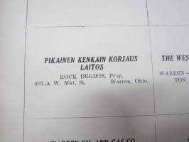 Ohion, Pensylvanian ja West Virginian Suomalaisen Raittiusliiton Kesäjulkaisu 1929