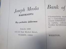 Ohion, Pensylvanian ja West Virginian Suomalaisen Raittiusliiton Kesäjulkaisu 1929