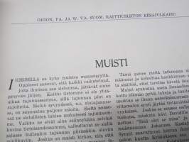 Ohion, Pensylvanian ja West Virginian Suomalaisen Raittiusliiton Kesäjulkaisu 1929