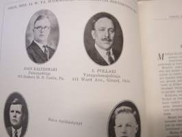 Ohion, Pensylvanian ja West Virginian Suomalaisen Raittiusliiton Kesäjulkaisu 1929