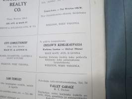 Ohion, Pensylvanian ja West Virginian Suomalaisen Raittiusliiton Kesäjulkaisu 1929