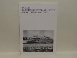 Oulun kulttuurihistoriallisesti merkittävät kohteet