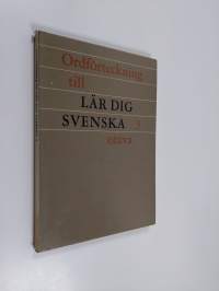 Ordförteckning till Lär dig svenska 3