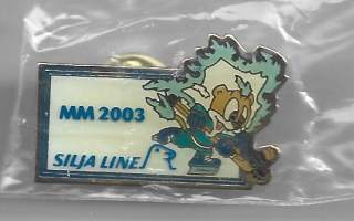 MM 2003  / Silja Line  -  rintamerkki pinssi