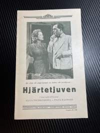 Lemmenvaras / Hjärtetjuven -käsiohjelma pääosissa / i huvudrollerna Olga Tschhechowa, Paul Klinger