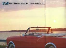 Dodge Charger 2 D HT 1968/ Packard Caribbean Convertible ´53  - 2-puolinen juliste taitettu kirjekokoon