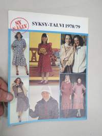 Oma Stil mallistoni - Syksy-Talvi 1978-79 uutta pukumuotia / muotikuvasto, E-Centrum