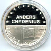 10 euro 2003 Anders ChydeniusHopeaa / silver 27,4 g (925/1000). . pillerissä