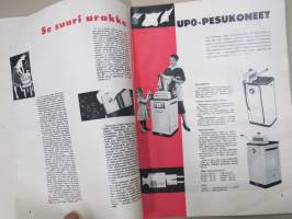 Upo uutta 1959 Kesäkuu -ajankohtaista perheenemännille - Upo Osakeyhtiön tuotannon esittelyä -asiakaslehti -customer magazine