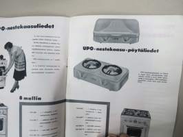 Upo uutta 1959 Kesäkuu -ajankohtaista perheenemännille - Upo Osakeyhtiön tuotannon esittelyä -asiakaslehti -customer magazine