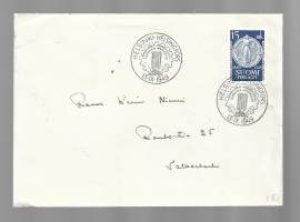 FDC LaPe  375 TKK 100 v  ensipäivänkuori  13.9.1949