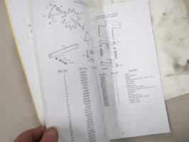 Sperry New Holland Hayliner 370 Baler (Twine &amp; wire tie models) issue 9/75 Service Parts Catalogue -varaosaluettelo