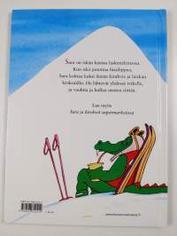 Sara ja kirahvit laskettelemassa