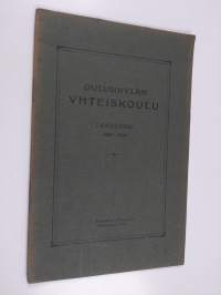 Oulunkylän yhteiskoulu lukuvuosi 1928-1929