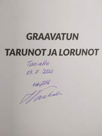 Graavatun tarunot ja lorunot (signeerattu, tekijän omiste)