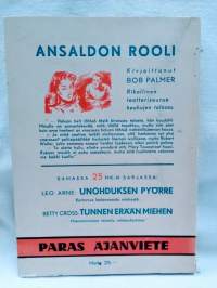 Ansaldon rooli : rikollinen teatteriseurue kauhujen talossa