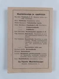 Musiikkisanasto : suomen- ja vieraskieliset musiikkisanat selityksineen ja ääntämisohjeineen