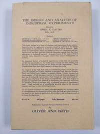 Stastistical methods in research and production - With special reference to the chemical industry