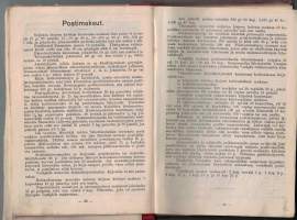 Työväen kalenteri v. 1908. Tuon ajan tilastoja, tyietoa työväen liikkeistä muistakin masta, kuvia jne.