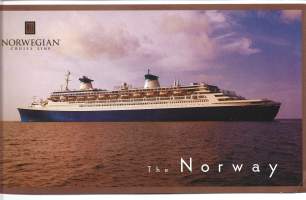 The Norway - laivakortti, laivapostikortti kulkematon postikortti A5 koko kulkematon