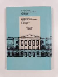 Kulttuurien kohtaaminen : Helsingin yliopisto, studia generalia, kevät 1991