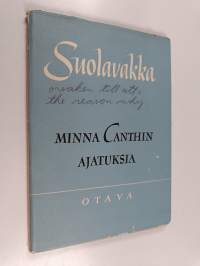 Suolavakka : Minna Canthin ajatuksia