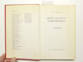 Olen saanut tarpeekseni