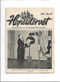 Hopeatorvet 1943 nr 36  / Asemiesiltojen ja toivekonserttien lukemisto