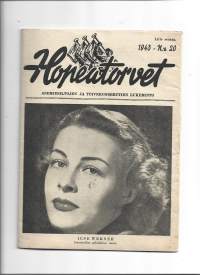 Hopeatorvet 1943 nr 20  / Asemiesiltojen ja toivekonserttien lukemisto