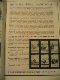 Kotiliesi 1934 nr 20 lokakuu 1934. kansi Martta Wendelin, lämmin vaiko kylmä kellari, norjalaiskylä, jossa on syntynyt maailmankuulu kotiteollisuustuote