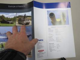 Patria - BAE Systems Hägglunds Amos Advanced Mortar System -myyntiesite
