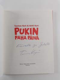 Pukin paha päivä (signeerattu, tekijän omiste)