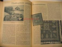 Kotiliesi 1938 nr 8 Kansikuva Martta Wendelin   Sisältää mm. artikkelin Käynti Someron Kauralassa, runsas kuvitus. Suursaari -aihetta: