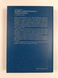 Suomen jäämistöoikeus 2 : Testamenttioikeus