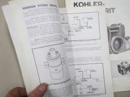 Kohler moottorit 4-14 hv model K241, K301, K321 suomen- ja englanninkieliset käyttöohjeet yhdessä