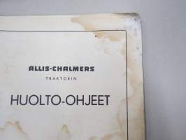 Allis-Chalmers traktori huolto-ohjeet